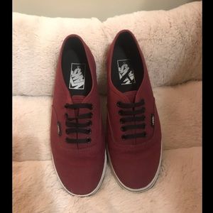 Maroon vans